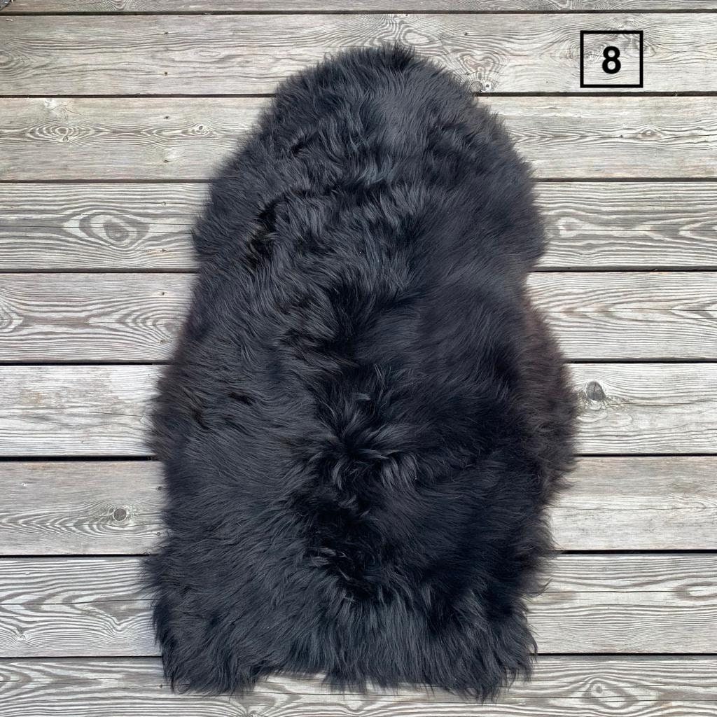 Alfombra de piel de oveja Melange cubierta de banco | Etsy