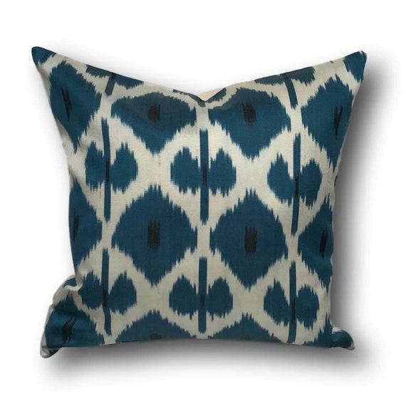Navy Blue Ikat Cushion Pillow Covers50 