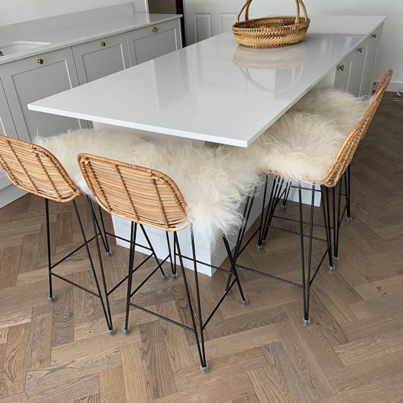 Seat Pads Icelandic Sheepskin Seat Pads Chair Pads 100 Etsy UK