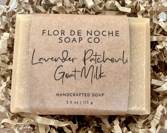 Lavender Patchouli Goat Milk Soap 3.5 oz