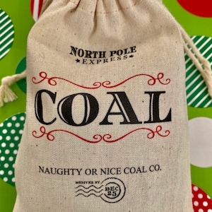 Bag of Lump of Coal Soap, 4 oz