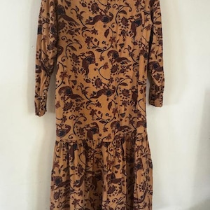 Cottage Core Bird Dress