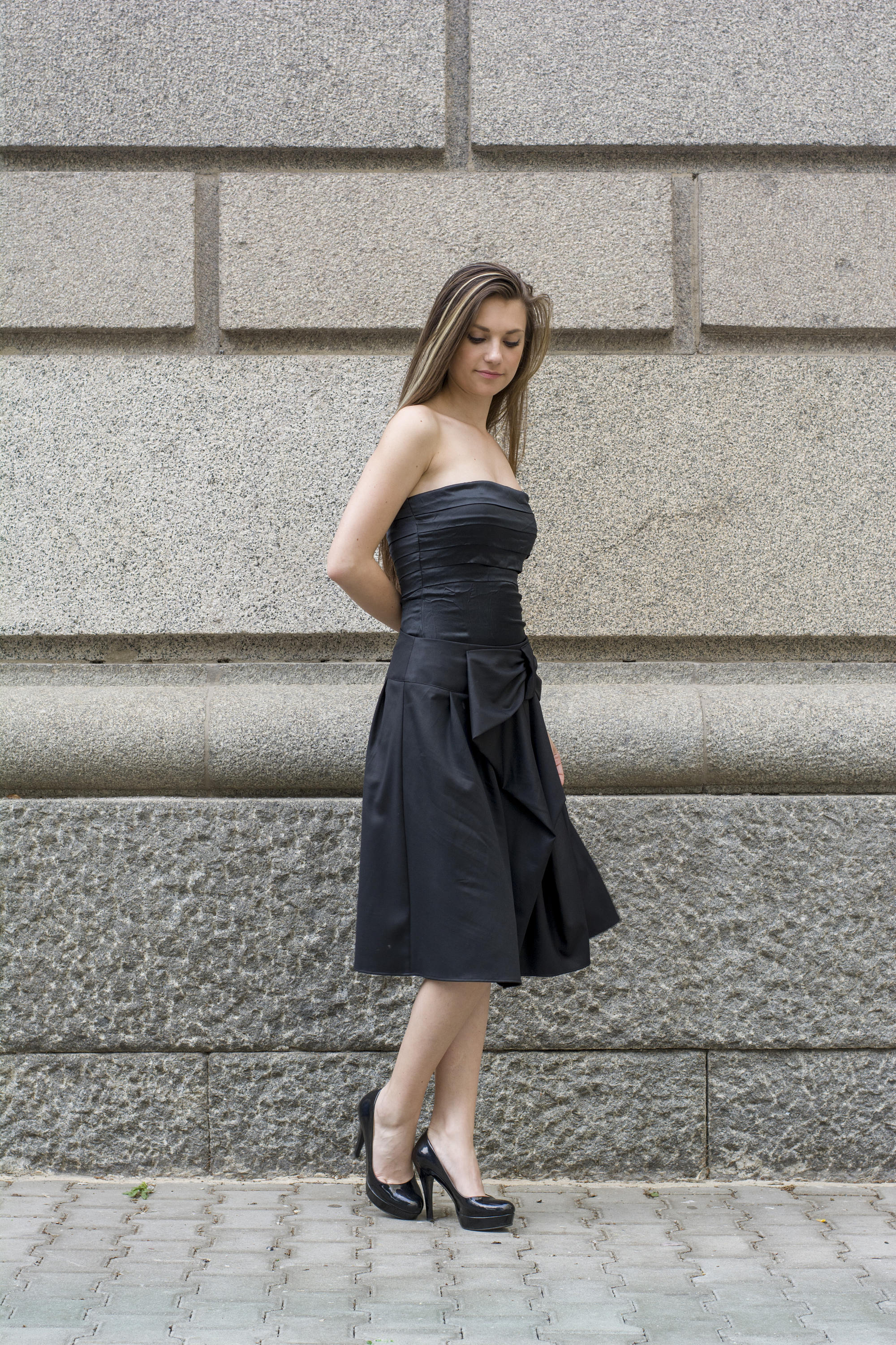 Big Bow Midi Black Skirt Below the Knee Black Skirt With Etsy