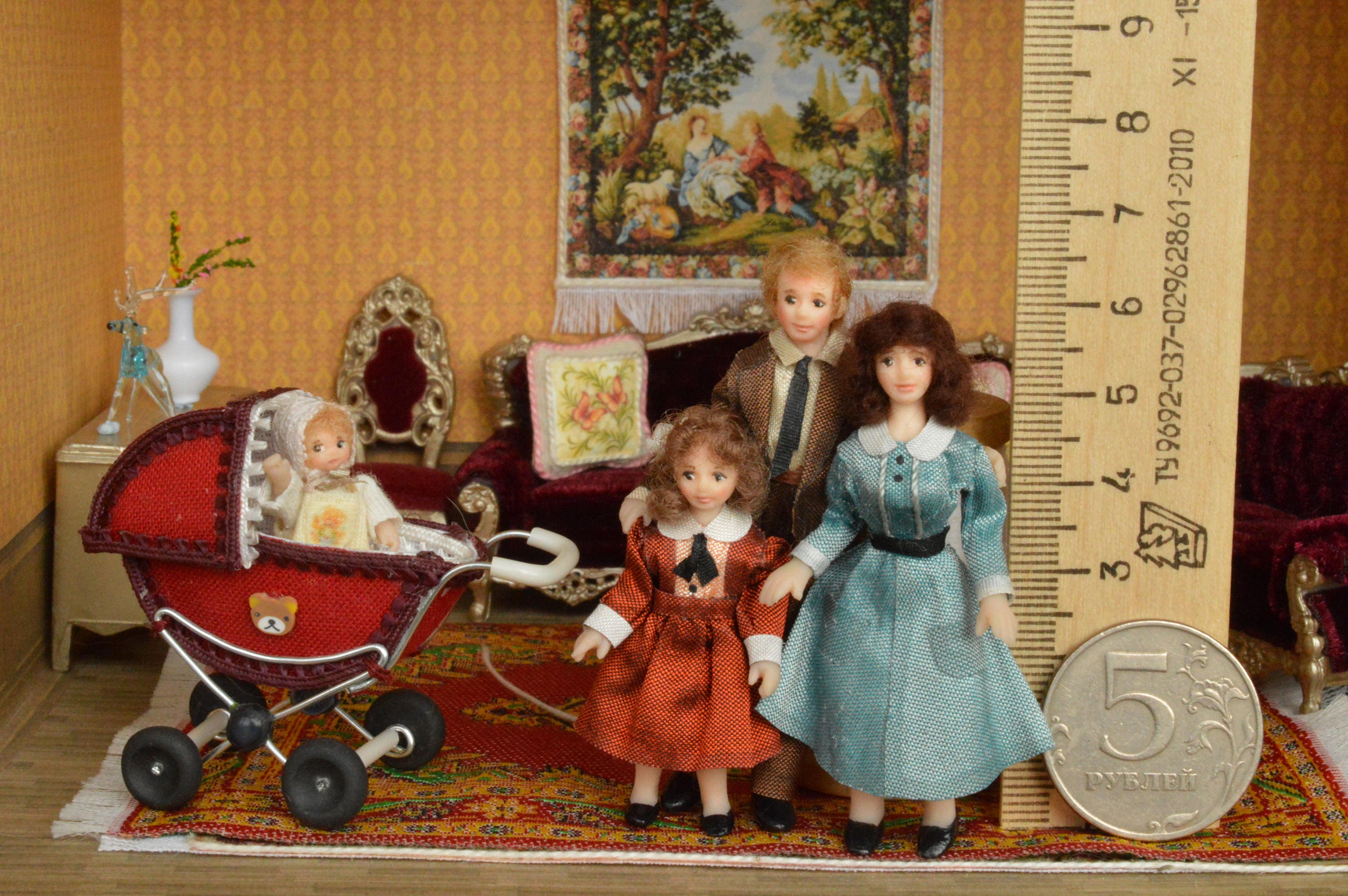 Lot of 5 pieces Miniature Doll Polymer Clay Doll in 124 Etsy