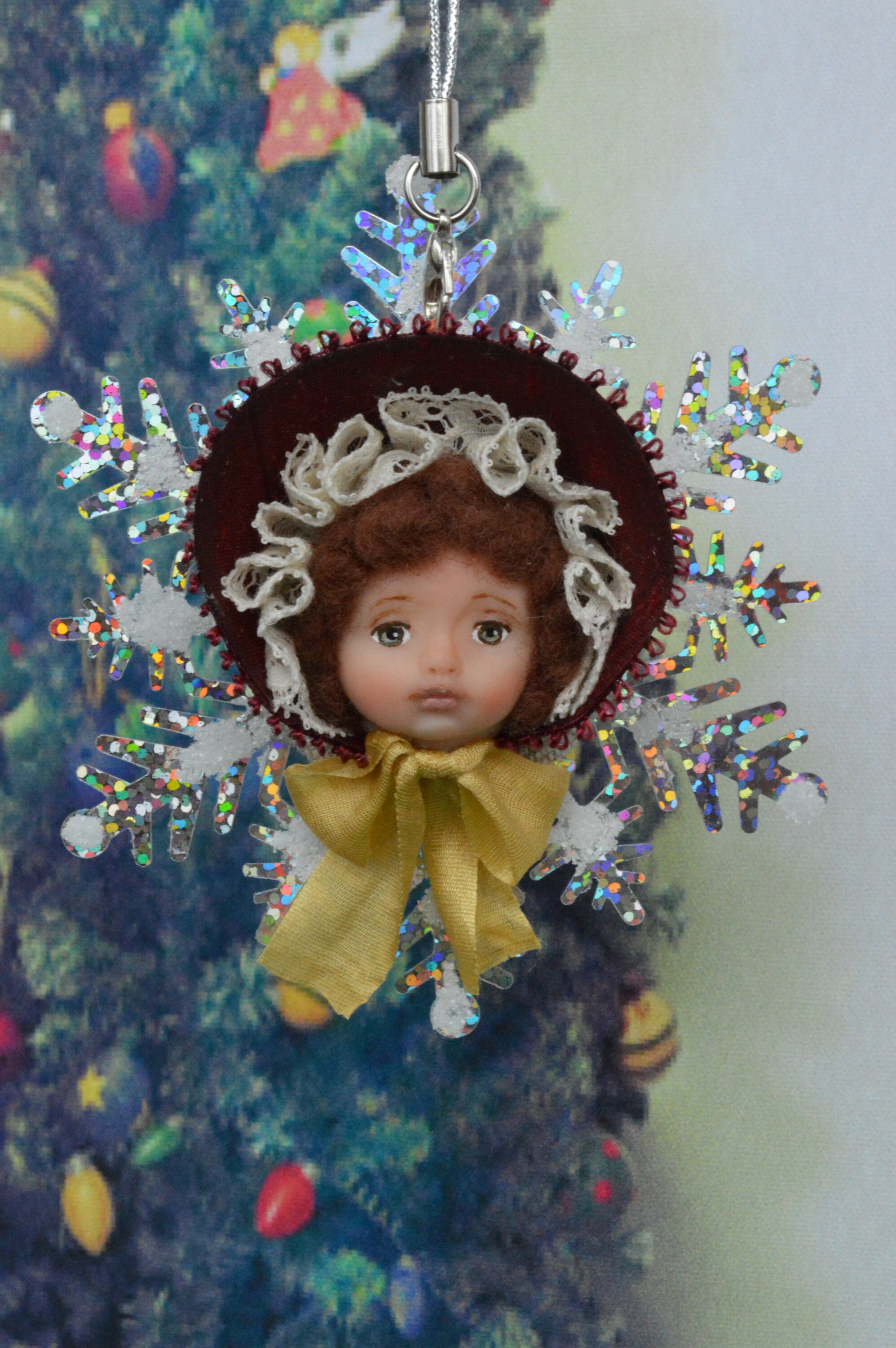 Decorative doll for the Christmas tree Christmas decoration Etsy
