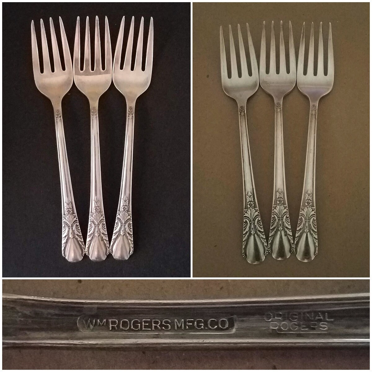 Wm. Rogers A Flatware Sets Vintage WM Rogers Silverplate Flatware