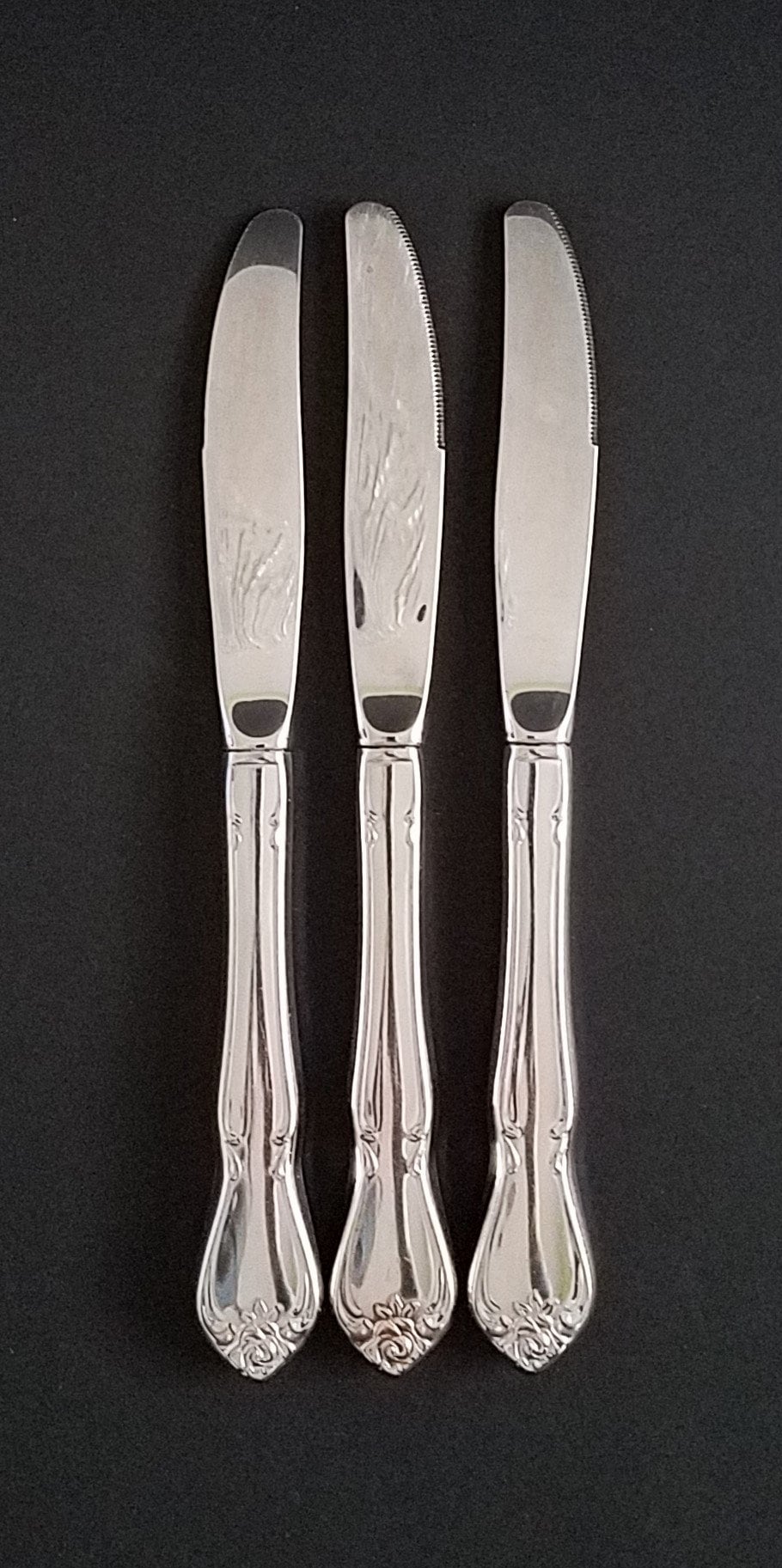 True Silverware Vintage ARBOR ROSE-TRUE Rose Stainless Flatware Silverware, Oneida ...
