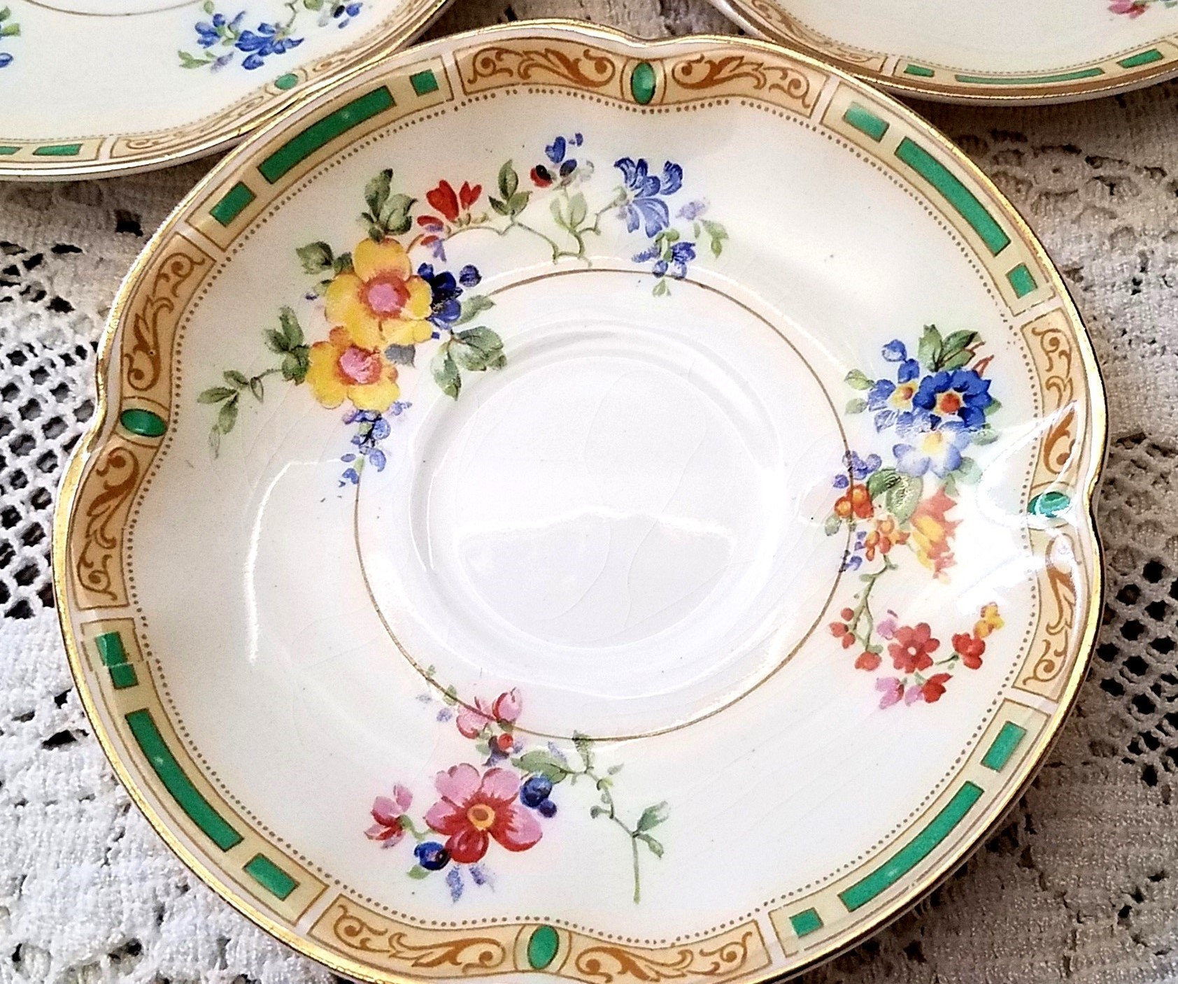 Johnson Bros Pareek China ROMANCE Pattern Saucer no Cup Etsy