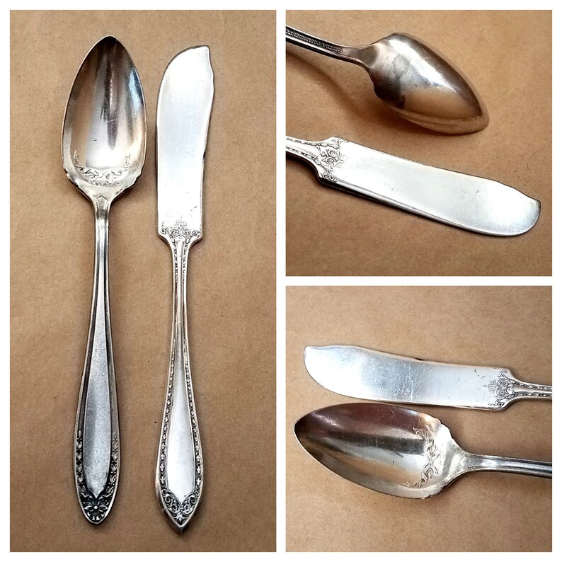 Place /& Svg Elegant Vintage Silverware 1910 SHERATON Silver Plate Flatware Jewelry Home Decor Kitchen Dining Choice Replacements
