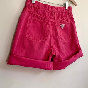Guess by Marciano Vintage Shorts in Hot Pink Denim