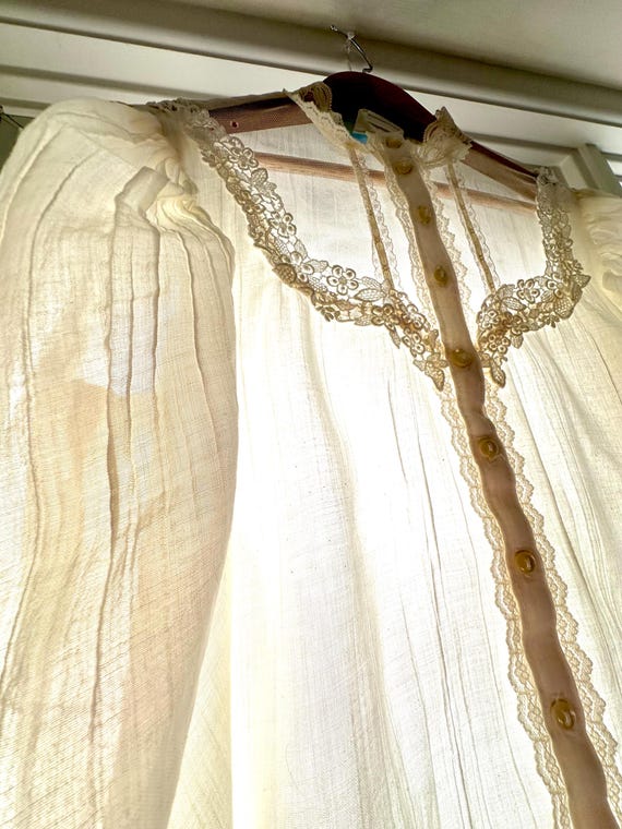 Vintage Gunne Sax Skirt Set: Semi Sheer Gauze Blo… - image 16