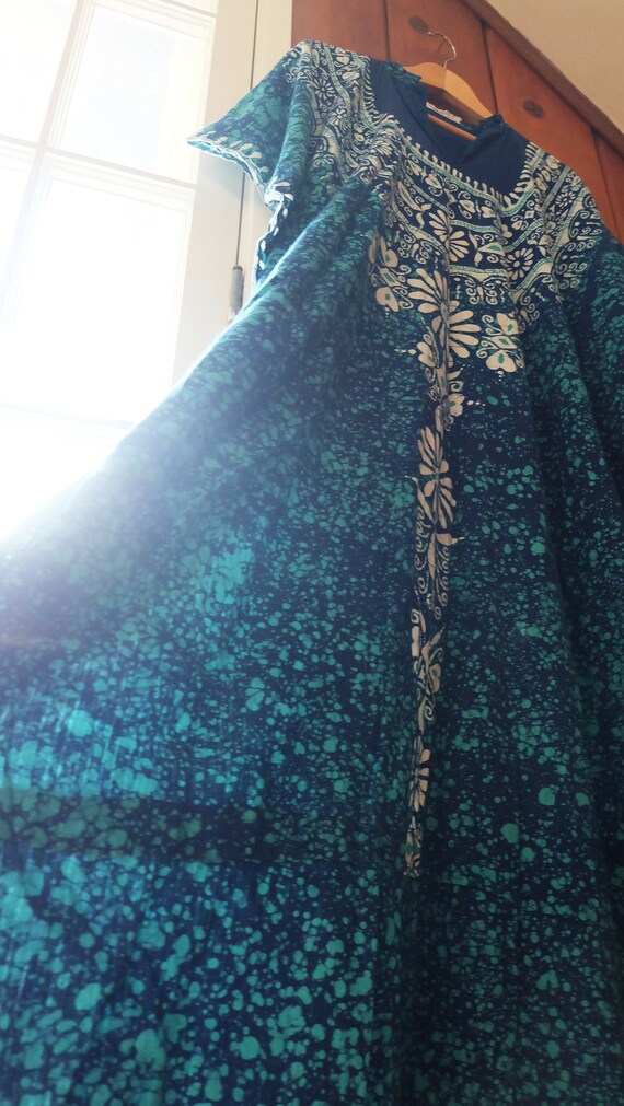 Vintage India Dress | Vintage Indian Kaftan | Bat… - image 2