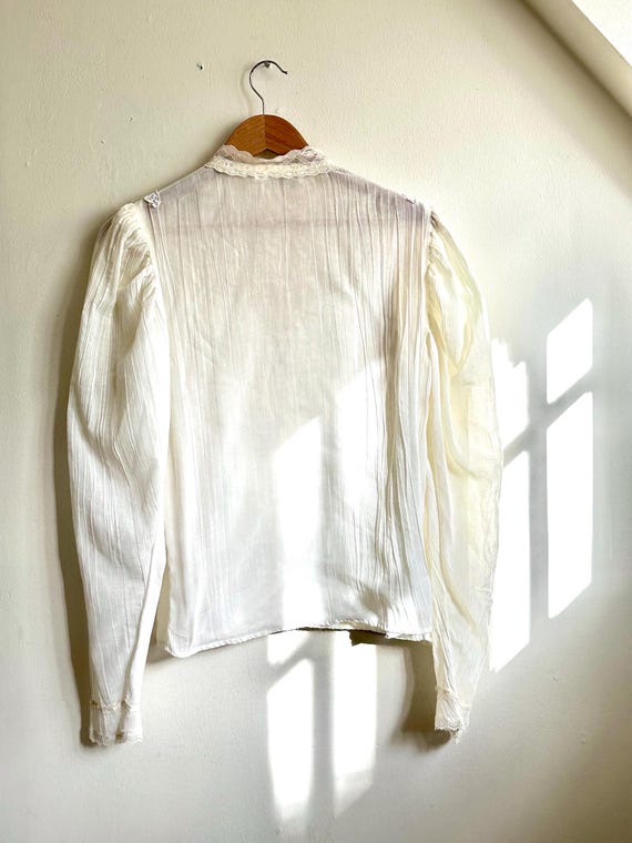 Vintage Gunne Sax Skirt Set: Semi Sheer Gauze Blo… - image 18