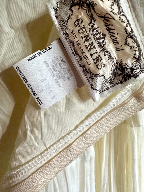 Vintage Gunne Sax Skirt Set: Semi Sheer Gauze Blo… - image 19