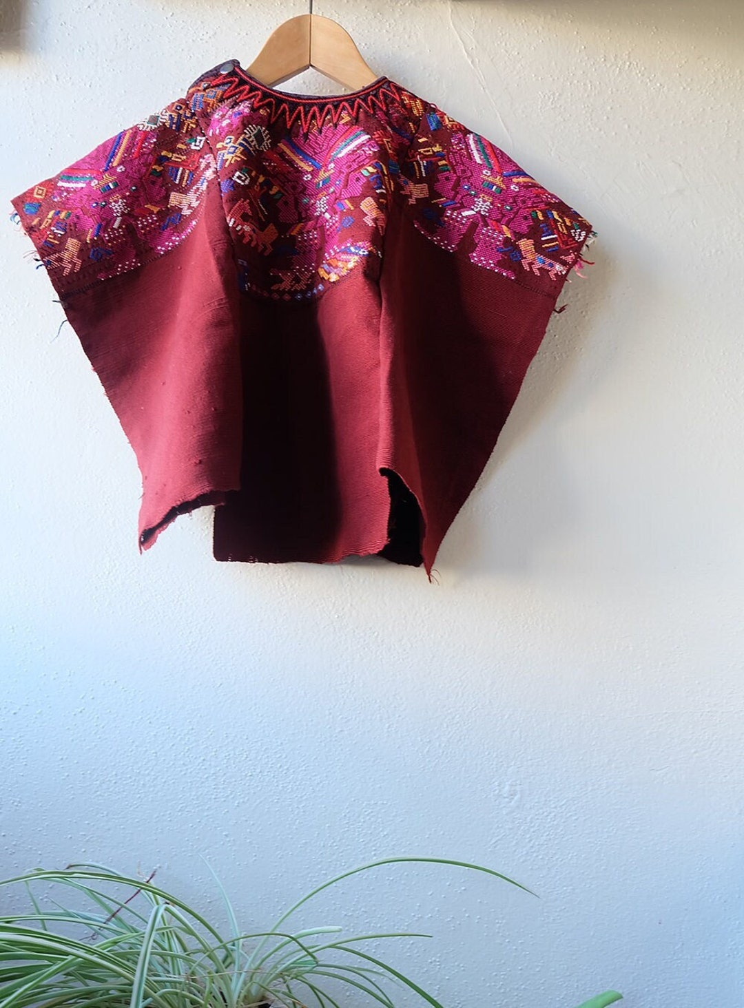 Textil Tipico Huipil vintage tradicional guatemalteco hecho a mano - Etsy México