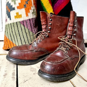 Vintage Red Wing Boots With Original Box