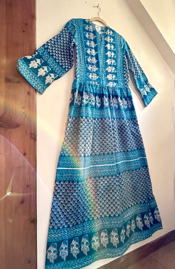 Vintage India Dress | 1960s 1970s Indian Dresses |