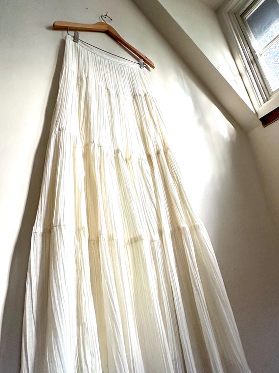 Vintage Gunne Sax Skirt Set: Semi Sheer Gauze Blo… - image 9