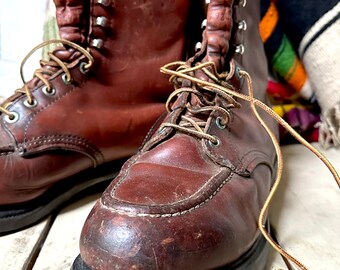 Vintage Red Wing Boots With Original Box - Etsy