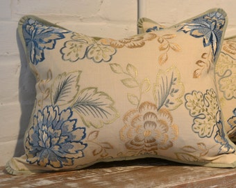 Colefax & Fowler Embroidered Floral Pillows