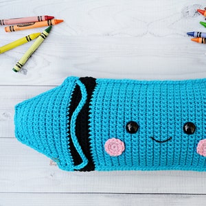 Patrón de ganchillo con crayones, Patrón Amigurumi con crayones, Crayon Kawaii Cuddler, Crayon Plushie, Crayon Stuffie, Crayon Kawaii