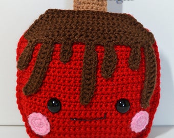 Candy Apple Amigurumi Plushie Crochet Pattern Kawaii Cuddler Ragdoll PDF Descarga Digital