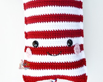 Firework 4th of July Amigurumi Plushie Crochet Pattern Kawaii Cuddler Ragdoll PDF Digital Download