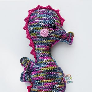 Seahorse Crochet Pattern, Seahorse Amigurumi Pattern, Seahorse Kawaii Cuddler, Crochet Seahorse Pattern, Amigurumi Seahorse Pattern