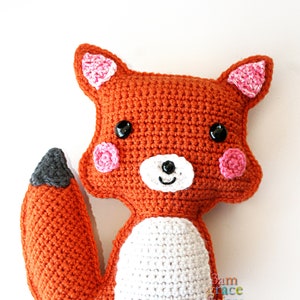 Fox Crochet Pattern, Fox Amigurumi Pattern, Fox Kawaii Cuddler, Fox Rag doll, Fox Ragdoll, Kawaii Fox, Fox Stuffie, Fox Plushie