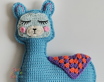 Llama Amigurumi Plushie Crochet Pattern Kawaii Cuddler Ragdoll PDF Digital Download