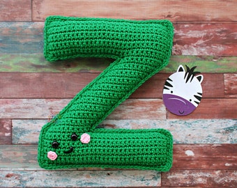 Letter Z Pillow Etsy