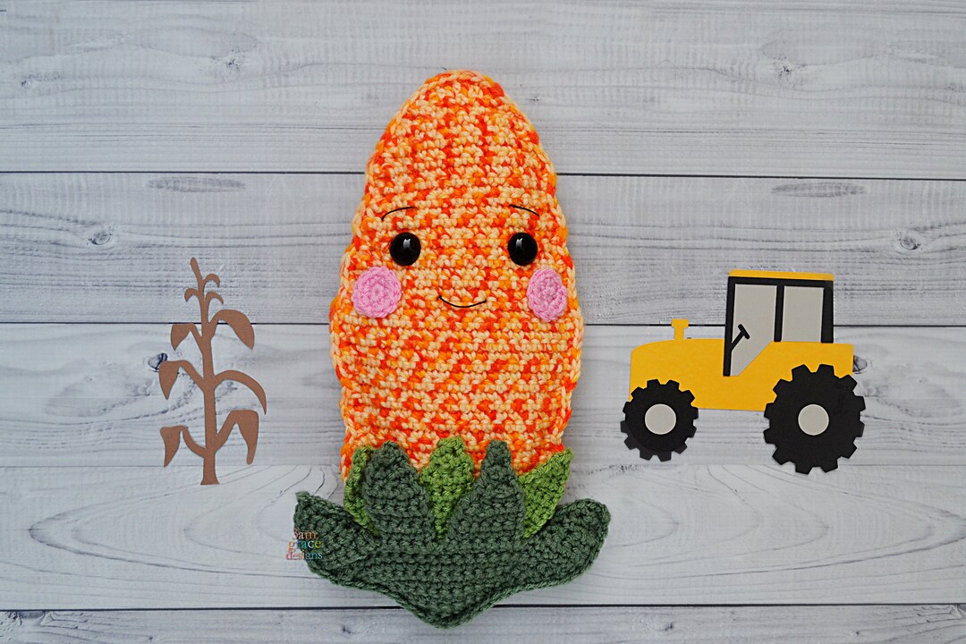Corn Amigurumi Plushie Crochet Pattern Kawaii Cuddler Ragdoll PDF ...