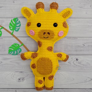 Giraffe Crochet Pattern, Giraffe Amigurumi Pattern, Giraffe Kawaii Cuddler, Giraffe Rag doll, Giraffe Ragdoll, Giraffe Stuffed Animal