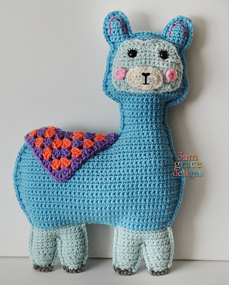 Llama Crochet Pattern, Llama Amigurumi Pattern, Llama Kawaii Cuddler, Llama Pattern, Llama Ragdoll Pattern, Llama Rag Doll Pattern image 3