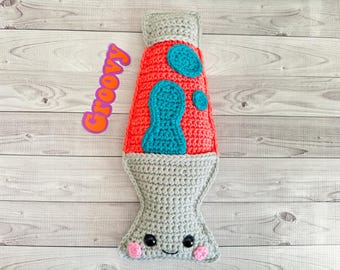 Lava Lamp Amigurumi Plushie Crochet Pattern Kawaii Cuddler Ragdoll PDF Digital Download
