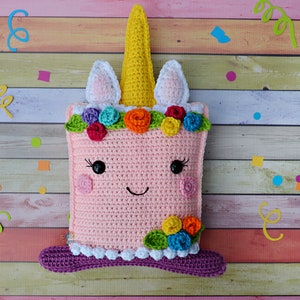 Unicorn Cake Crochet Pattern, Unicorn Cake Amigurumi Pattern, Unicorn Cake Kawaii Cuddler, Unicorn Cake Rag doll, Unicorn Cake Ragdoll