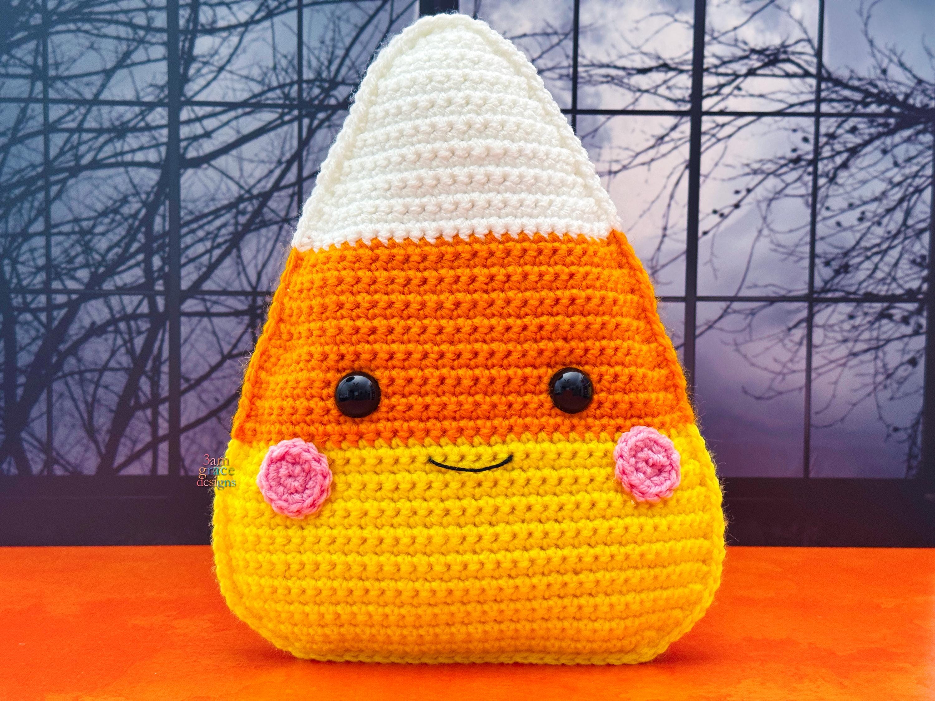 Candy Corn Amigurumi Plushie Crochet Pattern Kawaii Cuddler Ragdoll PDF ...