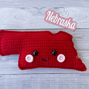 Nebraska Crochet Pattern, Nebraska Amigurumi Pattern, Nebraska Kawaii Cuddler, Nebraska Rag doll, Nebraska State, State of Nebraska