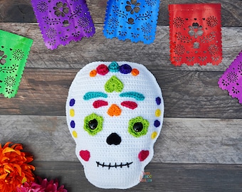 Sugar Skull Crochet Pattern, Sugar Skull Amigurumi Pattern, Sugar Skull Kawaii Cuddler, Sugar Skull Rag doll, Sugar Skull Ragdoll, Kawaii