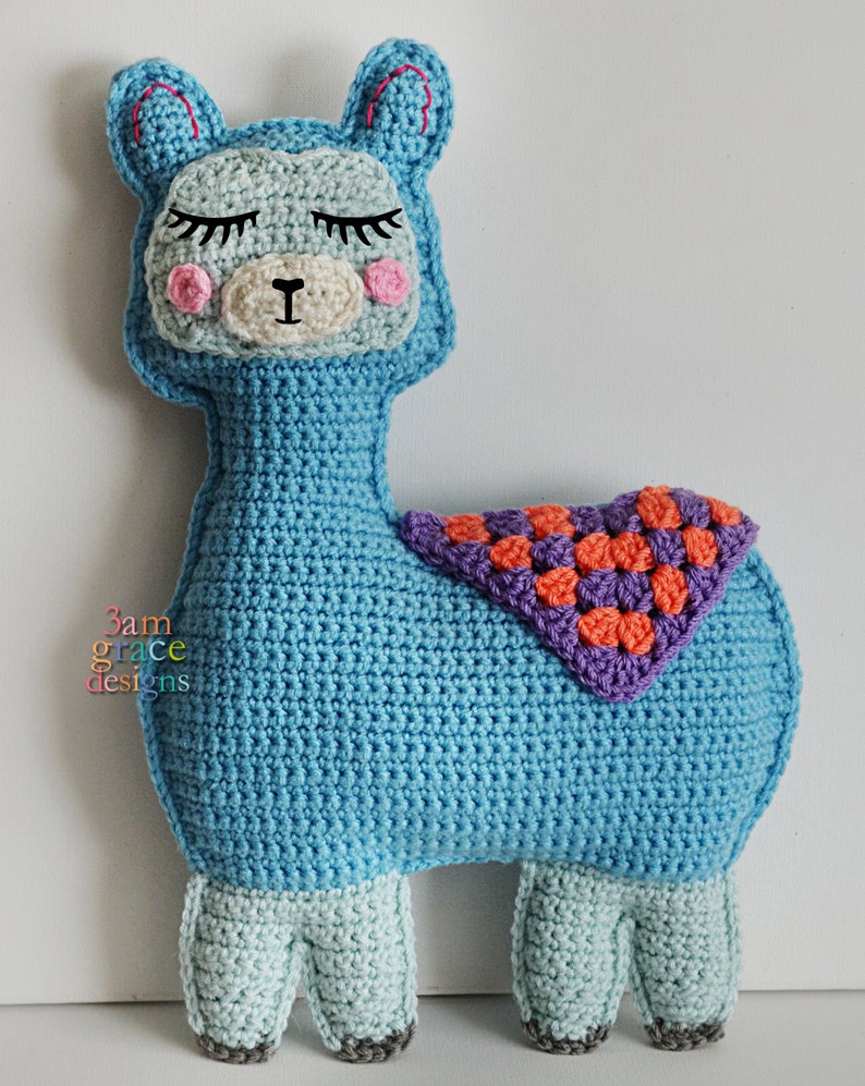 Llama Crochet Pattern, Llama Amigurumi Pattern, Llama Kawaii Cuddler, Llama Pattern, Llama Ragdoll Pattern, Llama Rag Doll Pattern image 6