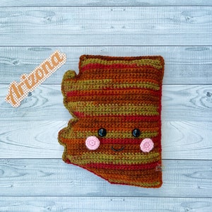 Arizona Häkelanleitung, Arizona Amigurumi Muster, Arizona Kawaii Cuddler, Arizona Stoffpuppe, Arizona State, Bundesstaat Arizona, Arizona