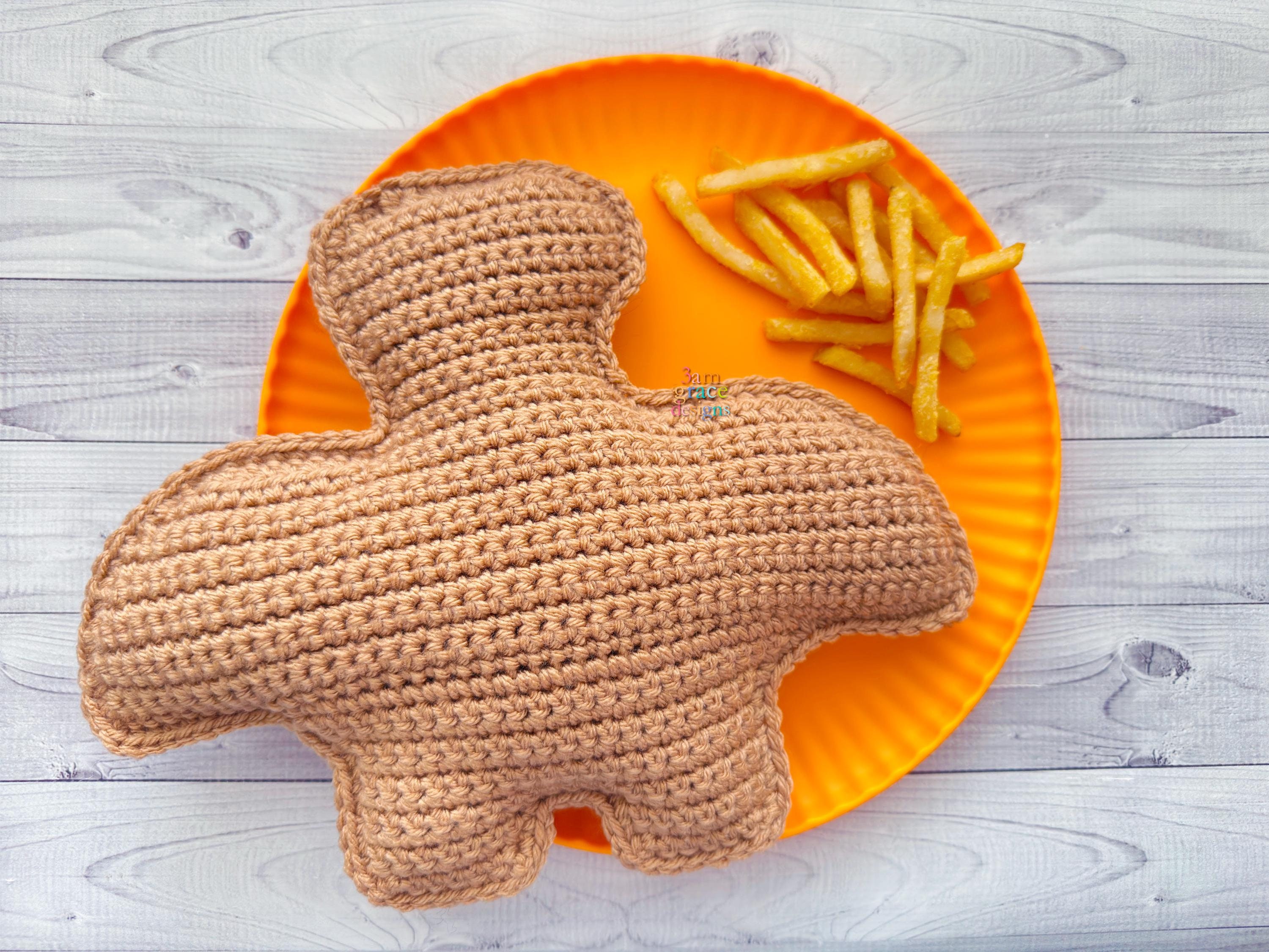 10 Dino Nugget Crochet Patterns for Playful Plushies, Pillows, and Giftable Makes 5 Pterodactyl Dino Dinosaur Chicken Nugget Amigurumi