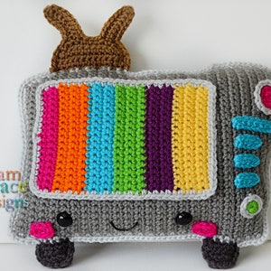 Television Crochet Pattern, Television Amigurumi Pattern, TV Crochet Pattern, TV Amigurumi Pattern, Crochet TV Pattern, Amigurumi Television