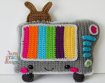 Televisie amigurumi knuffel haakpatroon kawaii knuffel ragdoll pdf digitale download