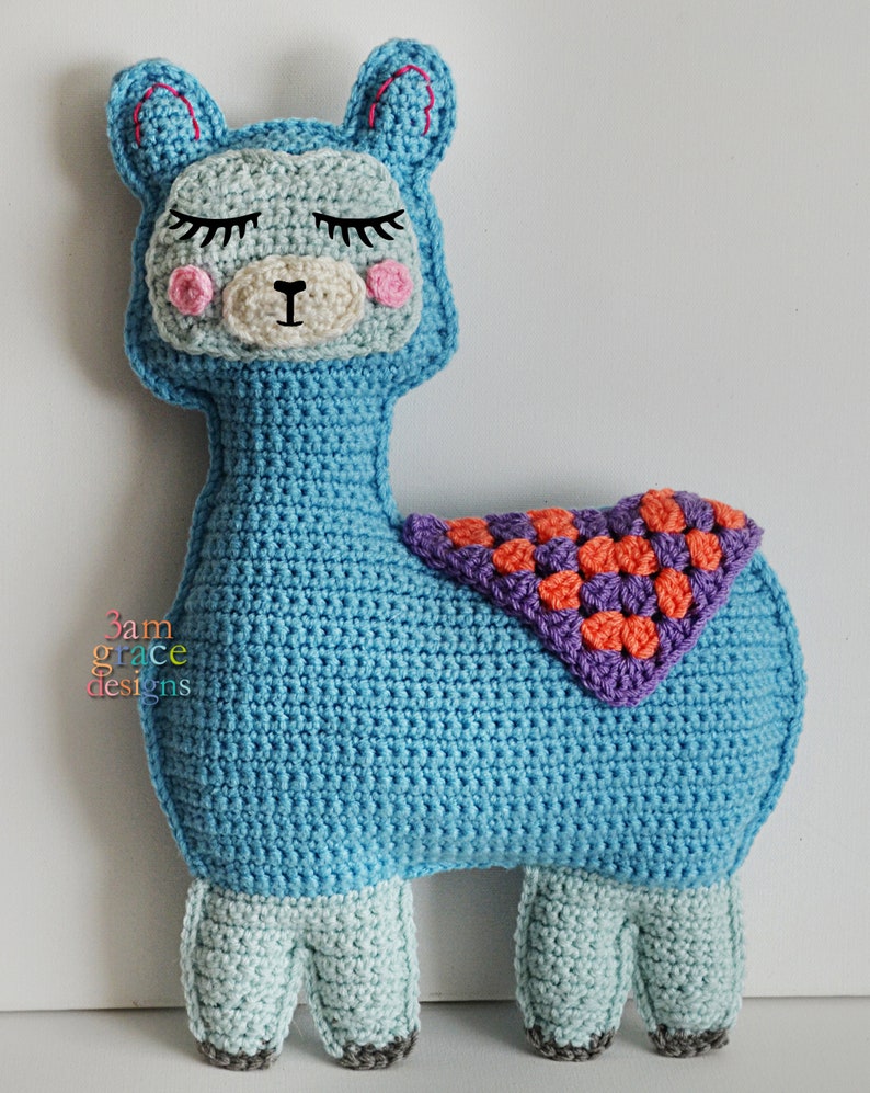 Llama Crochet Pattern, Llama Amigurumi Pattern, Llama Kawaii Cuddler, Llama Pattern, Llama Ragdoll Pattern, Llama Rag Doll Pattern image 1