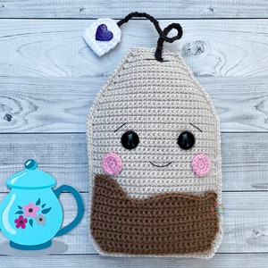 Teebeutel Häkelmuster, Teebeutel Amigurumi Muster, Teebeutel Kawaii Cuddler, Teebeutel Stoffpuppe, Teebeutel Ragdoll, Kawaii Teebeutel