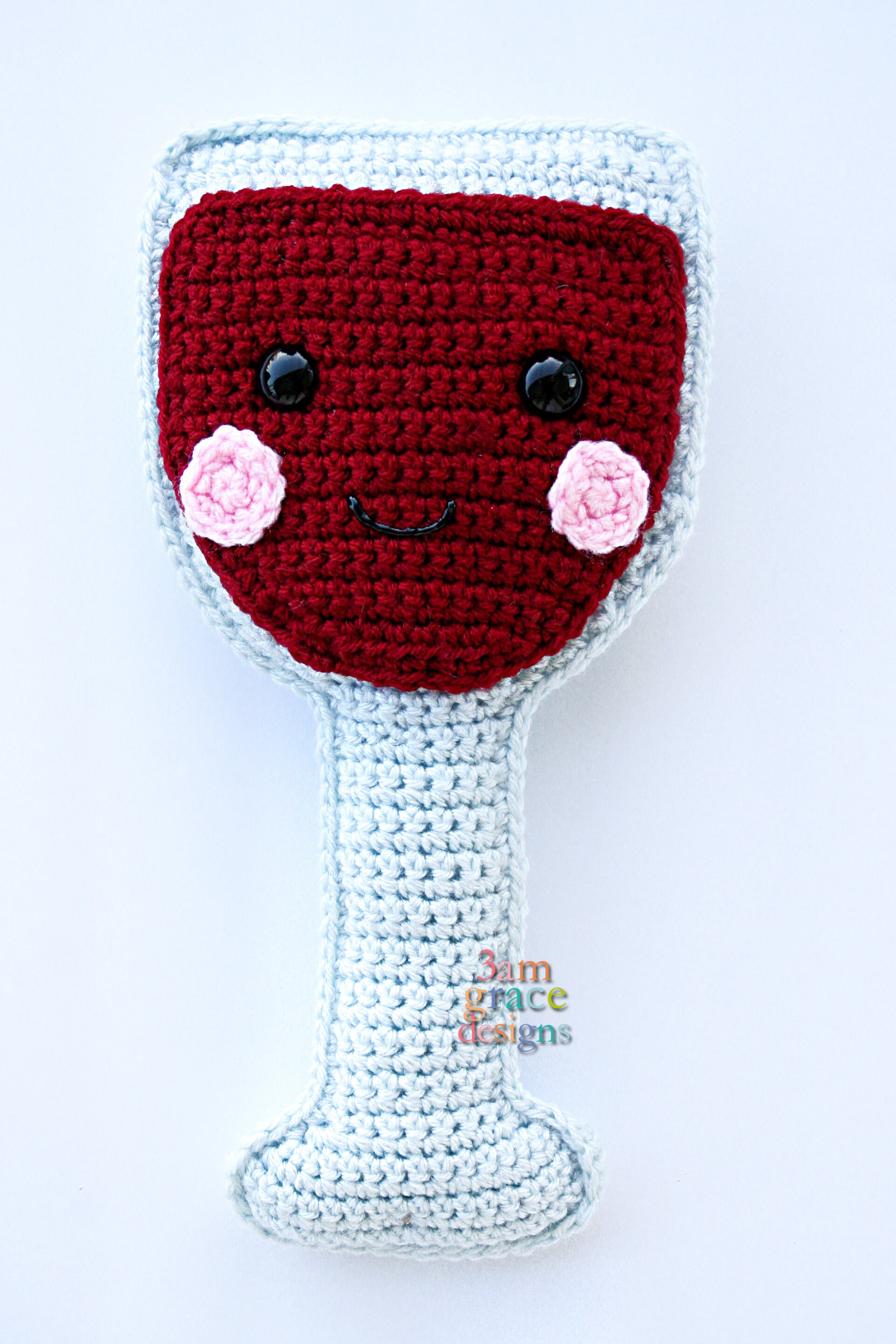 Wine Glass Crochet Pattern Wine Glass Amigurumi Pattern Wine Etsy