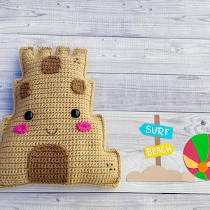 Sandcastle Crochet Pattern, Sand Castle Amigurumi Pattern, Sand Castle Crochet Pattern, Sand Castle Amigurumi Pattern, Crochet Sand Castle