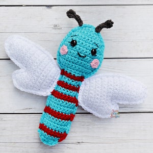 Dragonfly Crochet Pattern, Dragonfly Amigurumi Pattern, Dragonfly Cuddler, Dragonfly Rag doll, Dragonfly Ragdoll, Crochet Dragonfly Pattern image 10