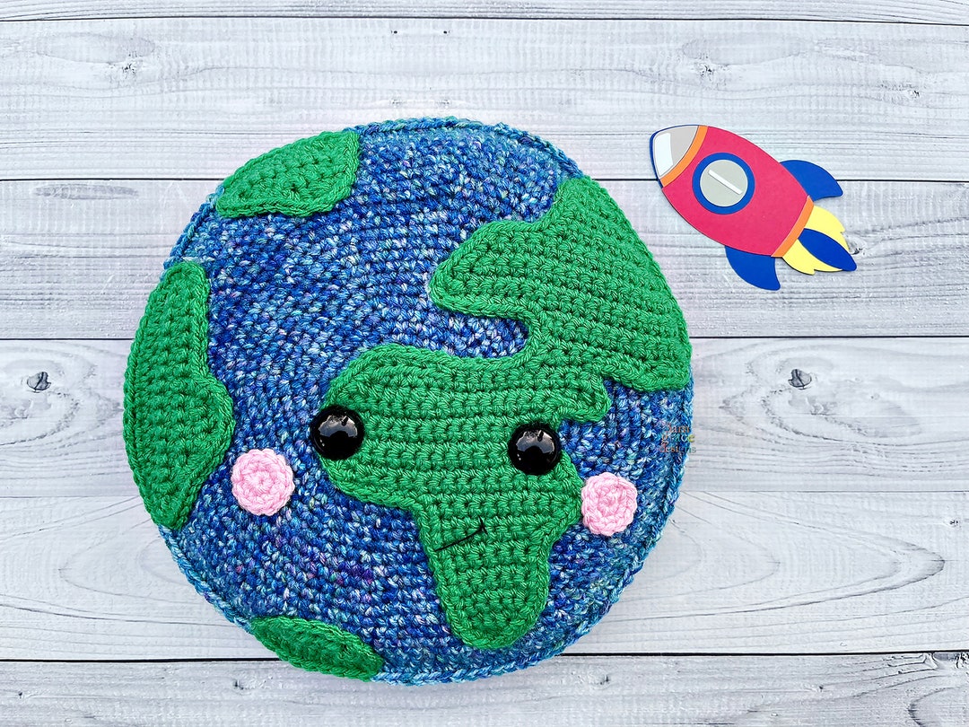 Earth Crochet Pattern, Earth Amigurumi Pattern, Earth Kawaii Cuddler ...